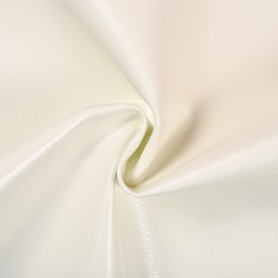 Ткань Дерматин (Кожзам) для мебели, цвет Белый (на отрез)  в Каменск-Уральске