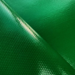 Ткань ПВХ 600 гр/м2 плотная, Зелёный (Ширина 150см), на отрез  в Каменск-Уральске