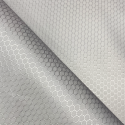 Ткань Оксфорд 300D PU Рип-Стоп СОТЫ, цвет Светло-Серый (на отрез)  в Каменск-Уральске