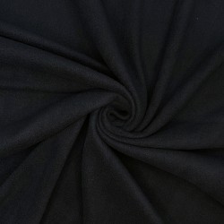 Флис Односторонний 130 гр/м2, цвет Черный (на отрез)  в Каменск-Уральске