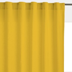 Штора уличная на Трубной ленте (В-220*Ш-145) Желтая, (ткань Оксфорд 600)  в Каменск-Уральске