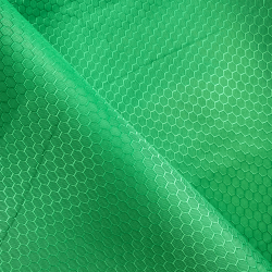 Ткань Оксфорд 300D PU Рип-Стоп СОТЫ, цвет Зелёный (на отрез)  в Каменск-Уральске