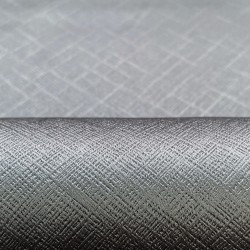 Ткань Блэкаут для штор светозатемняющая 100% &quot;Орнамент Серый&quot; (на отрез)  в Каменск-Уральске