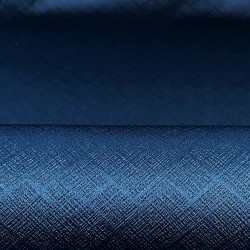 Ткань Блэкаут для штор светозатемняющая 100% &quot;Орнамент Синий&quot; (на отрез)  в Каменск-Уральске